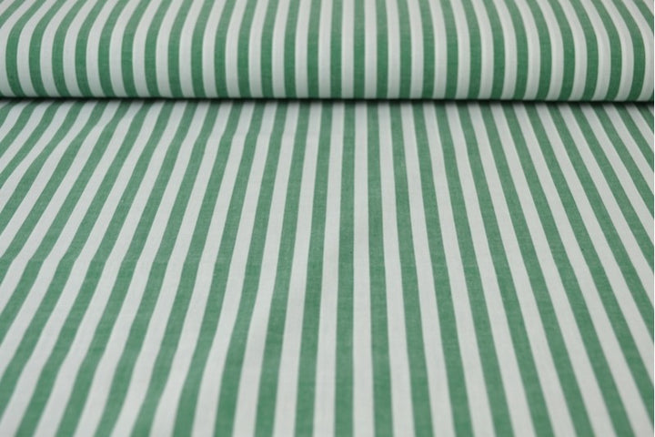 GRØN 6,5 MM GINGHAM STRIBER – OEKO-TEX BOMULD, LET & ÅNDBAR