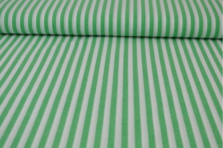 LYSEGRØN 6,5 MM GINGHAM STRIBER – OEKO-TEX BOMULD, LET & ÅNDBAR