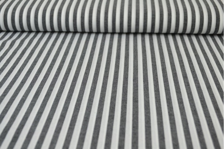 SORT 6,5 MM GINGHAM STRIBER – OEKO-TEX BOMULD, LET & ÅNDBAR