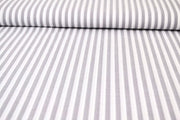 G&M Cotton Gingham Stripes 6,5 mm 6,5 MM STRIBET GINGHAM GRÅ