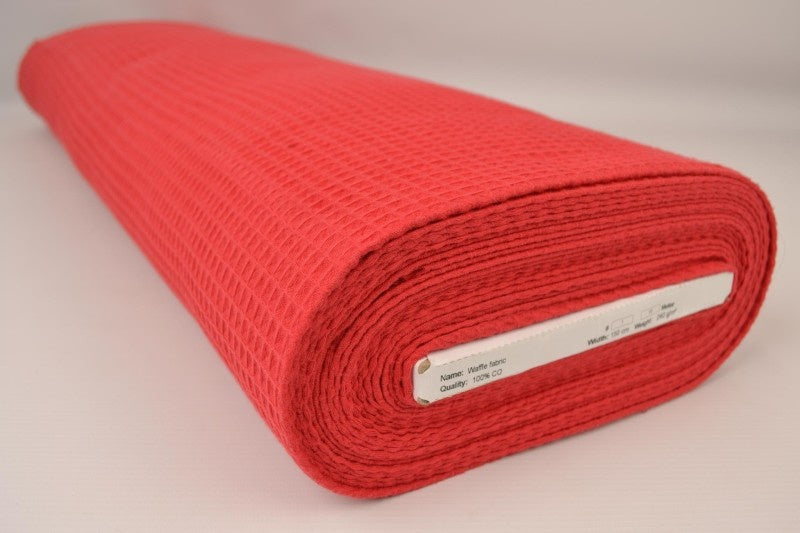 RØD VAFFEL PIQUÉ – ABSORBERENDE & HURTIGTTØRRENDE