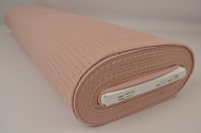 VINTAGE LYSERØD VAFFEL PIQUÉ – ABSORBERENDE & HURTIGTTØRRENDE