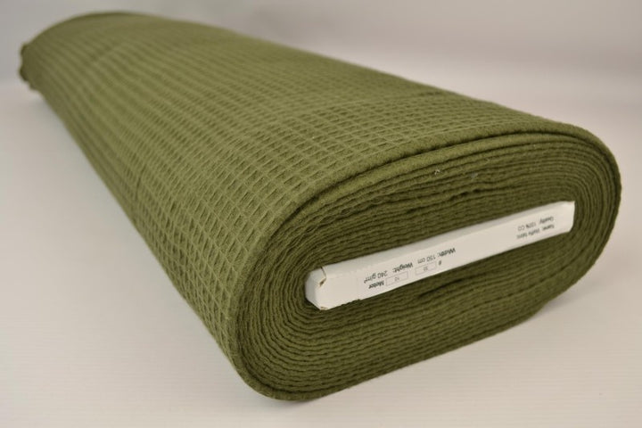 MOSGRØN VAFFEL PIQUÉ – ABSORBERENDE & HURTIGTTØRRENDE