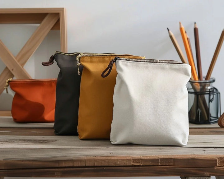 BRUN BOMULDSCANVAS – TÆTVÆVET 350 g/m², OEKO-TEX