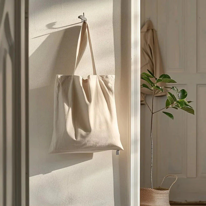 Bomuldscanvas til tote bag og accessories