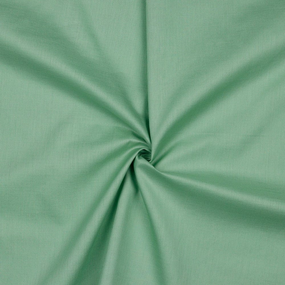 Garn & Metervarer Cotton Voile GOTS MINT ØKOLOGISK VOILE STOF AF BOMULD SEMI TRANSPARENT