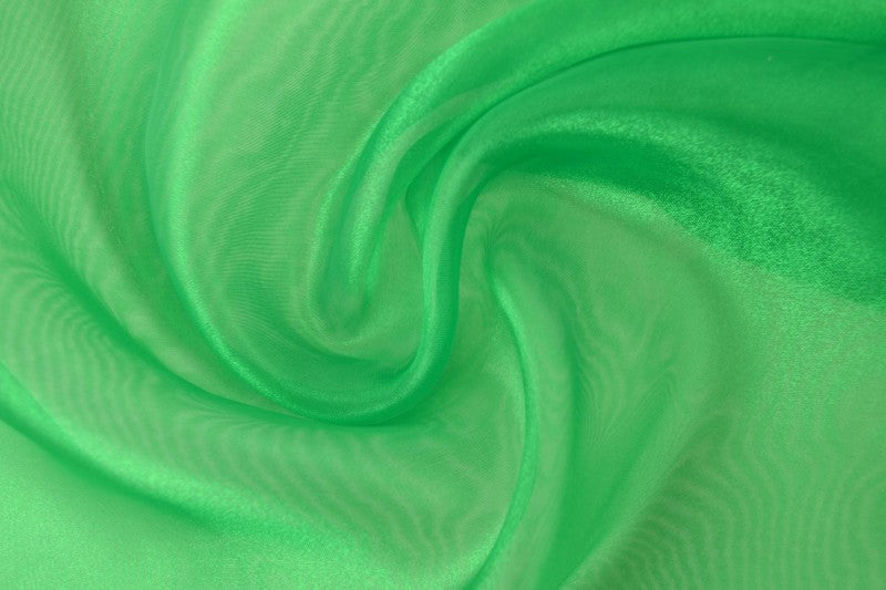 GRØN ORGANZA – TRANSPARENT & SKINNENDE