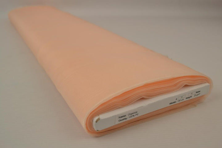 CHAMPAGNEFARVET ORGANZA – TRANSPARENT & SKINNENDE