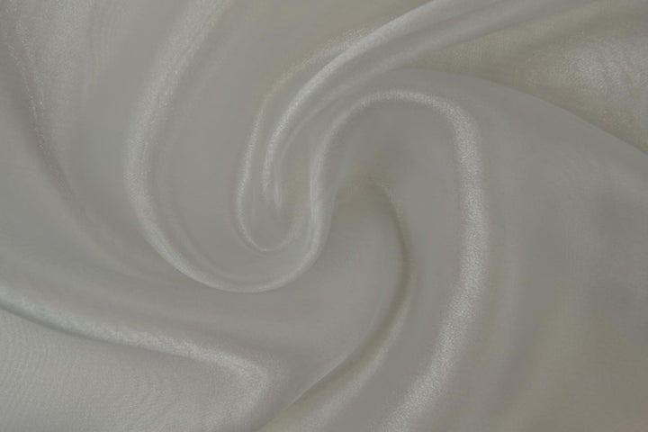 SØLVGRÅ ORGANZA – TRANSPARENT & SKINNENDE
