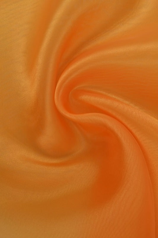 GYLDEN ORANGE ORGANZA – TRANSPARENT & SKINNENDE