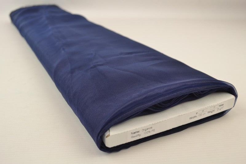 NAVY ORGANZA – TRANSPARENT & SKINNENDE