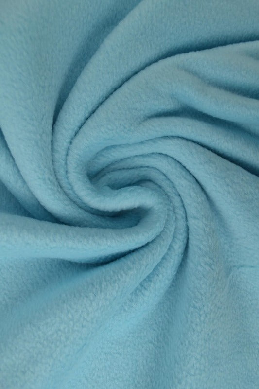 AQUA BLÅ POLAR FLEECE – ANTI-PILLING, VARM & LET