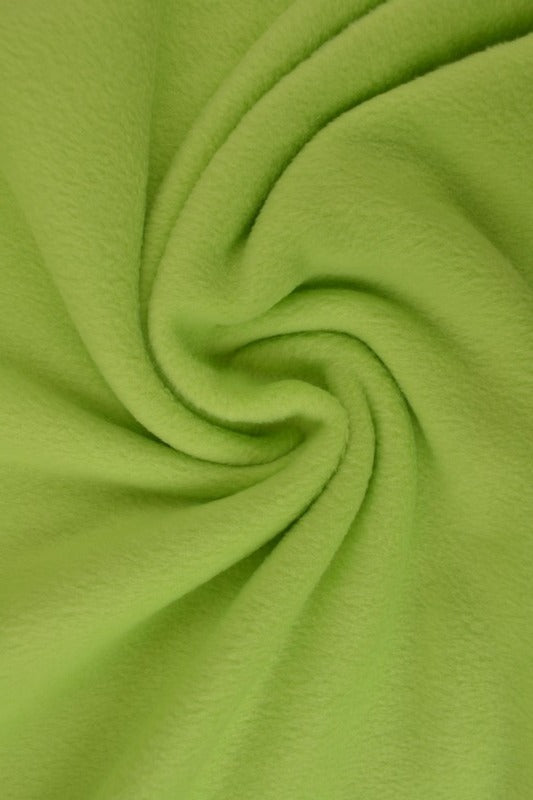 LIMEGRØN POLAR FLEECE – ANTI-PILLING, VARM & LET