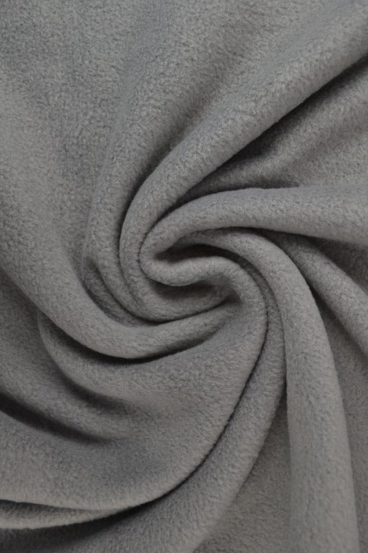 MØRKEGRÅ POLAR FLEECE – ANTI-PILLING, VARM & LET