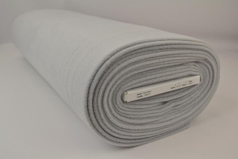 SØLVGRÅ POLAR FLEECE – ANTI-PILLING, VARM & LET
