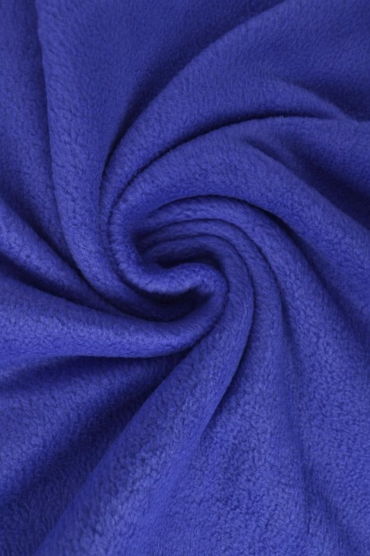 MØRKEBLÅ POLAR FLEECE – ANTI-PILLING, VARM & LET