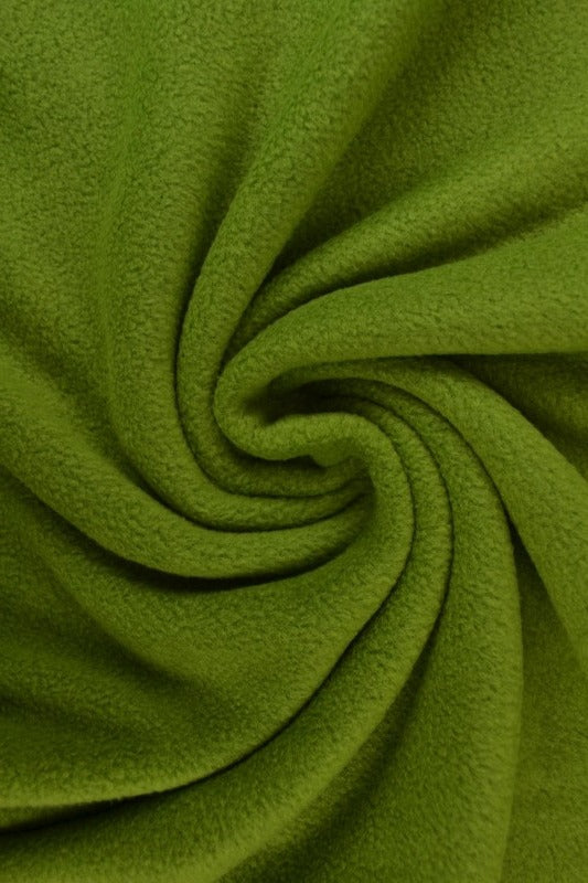 MOSGRØN POLAR FLEECE – ANTI-PILLING, VARM & LET