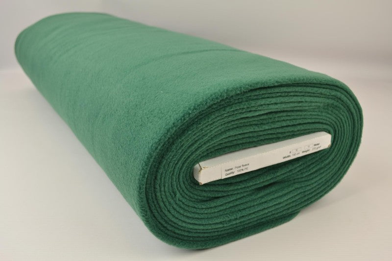 MØRK GRØN POLAR FLEECE – ANTI-PILLING, VARM & LET