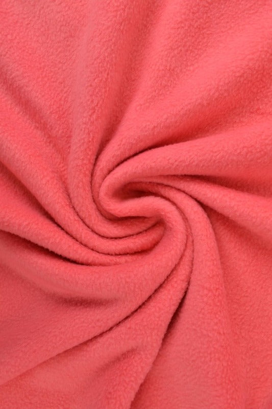 KORAL LYSERØD POLAR FLEECE – ANTI-PILLING, VARM & LET