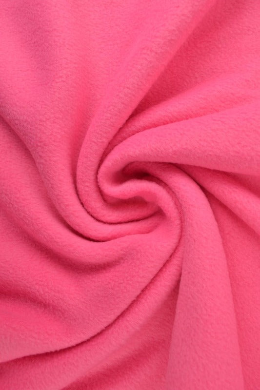 FUCHSIA PINK POLAR FLEECE – ANTI-PILLING, VARM & LET