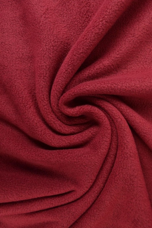 BORDEAUX POLAR FLEECE – ANTI-PILLING, VARM & LET