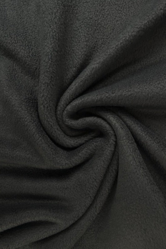 MØRK ANTRACIT POLAR FLEECE – ANTI-PILLING, VARM & LET