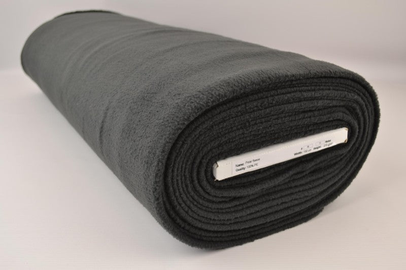 MØRK ANTRACIT POLAR FLEECE – ANTI-PILLING, VARM & LET