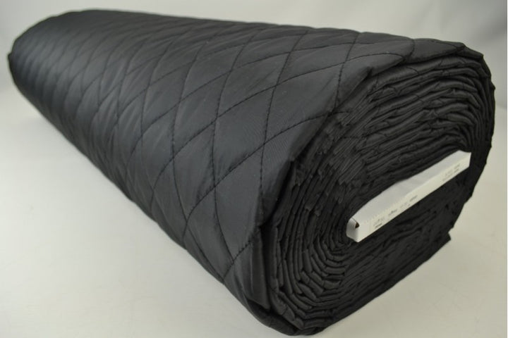 SORT QUILT STOF MED VATTERET BAGSIDE