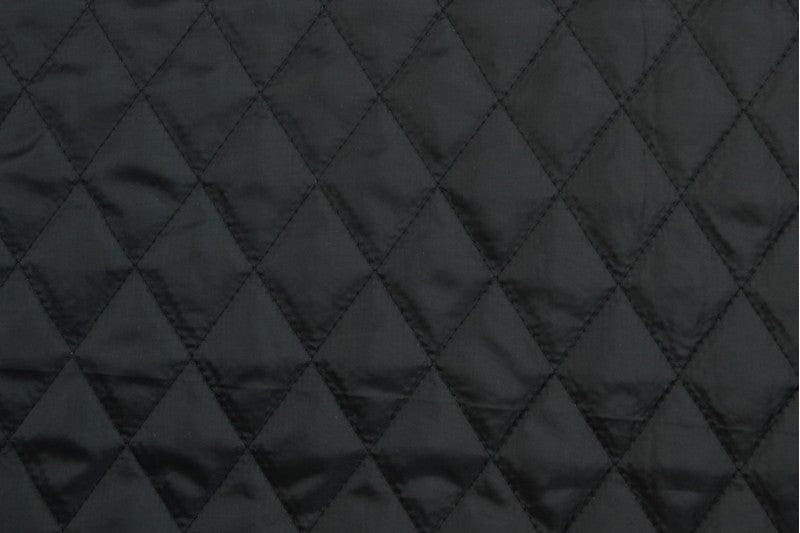SORT QUILT STOF MED VATTERET BAGSIDE