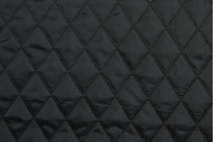 SORT QUILT STOF MED VATTERET BAGSIDE