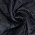NAVY QUILT STOF MED VATTERET BAGSIDE