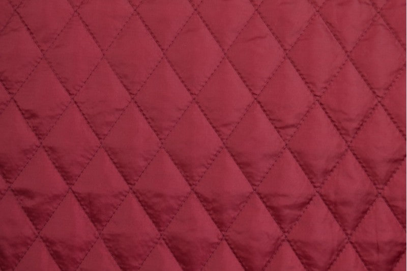 BORDEAUX QUILT STOF MED VATTERET BAGSIDE