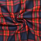 RØD OG NAVYBLÅ SKOTSKTERNET FLANNEL