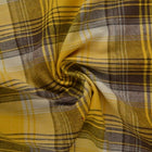 GUL OG BRUN SKOTSKTERNET FLANNEL