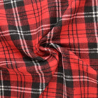 RØD, SORT OG HVID SKOTSKTERNET FLANNEL