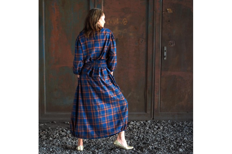 SORT OG HVID SKOTSKTERNET FLANNEL