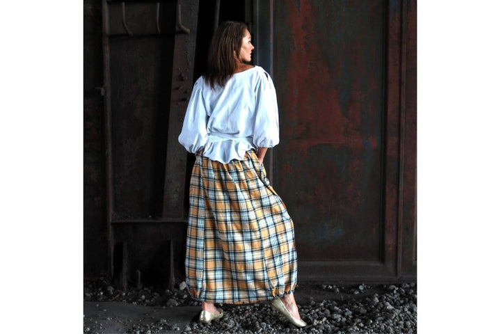 SORT OG HVID SKOTSKTERNET FLANNEL