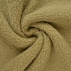 BEIGE TEDDY STOF MED STRÆK