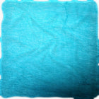 HAVBLÅT SILKE CHIFFON STOF