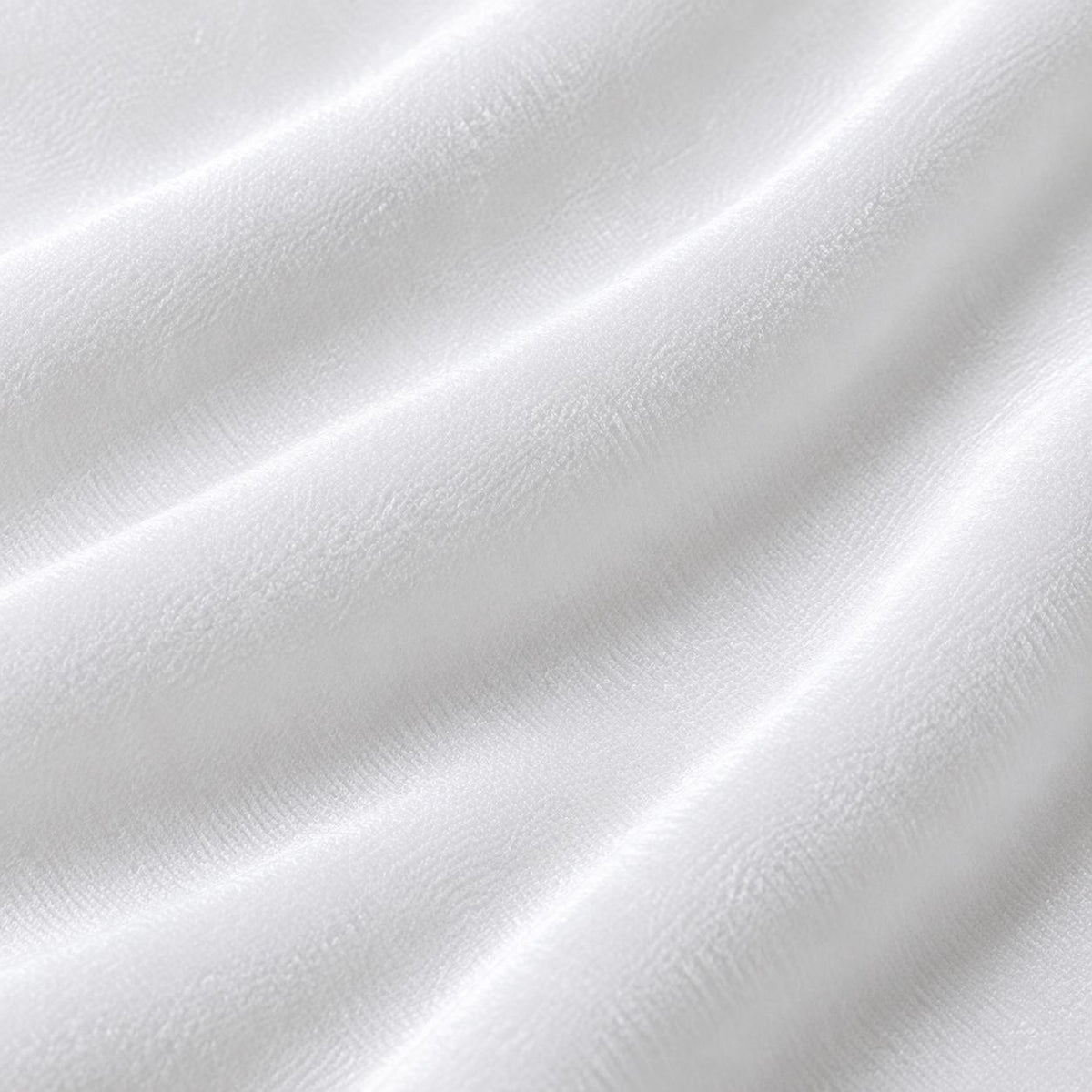 HVIDT MICRO VELOUR STOF (billede 3 af 3)