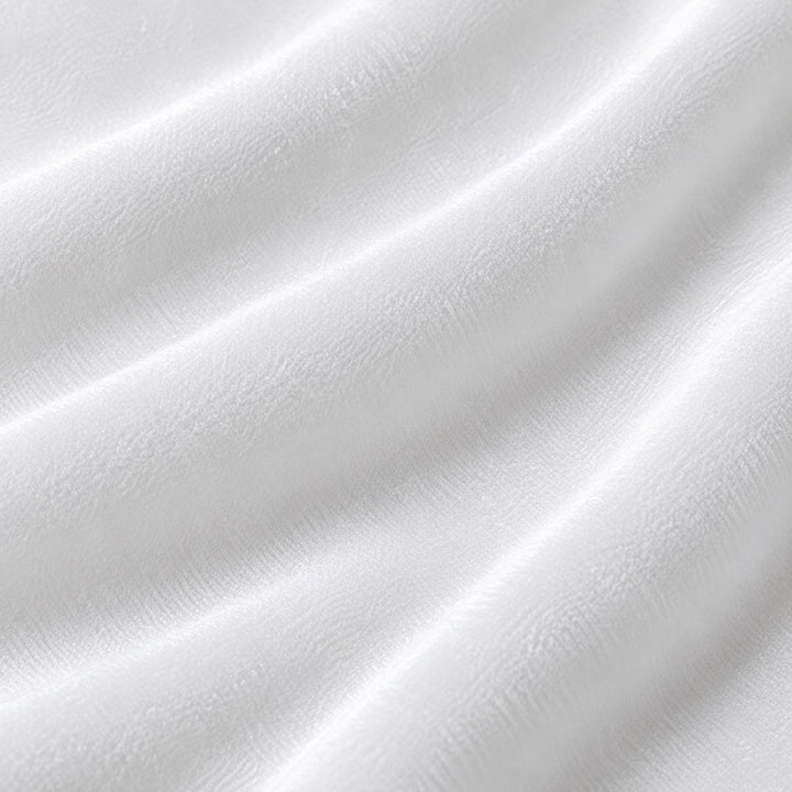 HVIDT MICRO VELOUR STOF (billede 3 af 3)