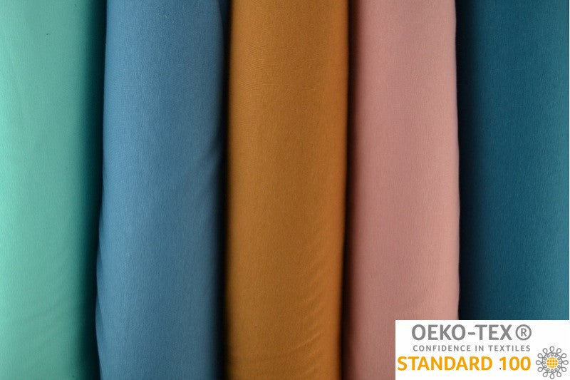 BORDEAUX BØRSTET SWEATSHIRTSTOF – BLØD ISOLI MED STRÆK