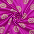LILLA SATIN JACQUARD STOF MED SOLSIKKER