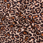 BEIGE HØR MED LEOPARDPRINT