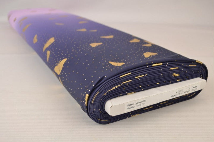 LILLA LYCRA – SOMMERFUGLEPRINT, 4-VEJS STRÆK & HURTIGTØRRENDE