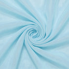 LYS BLÅ / AQUA SILKE CHIFFON STOF