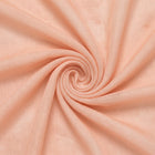 LYS ORANGE / FERSKEN SILKE CHIFFON STOF