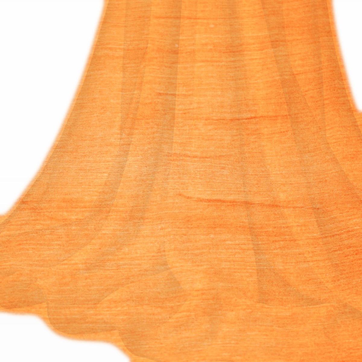 Lys orange silke chiffon stof (billede 2 af 9)