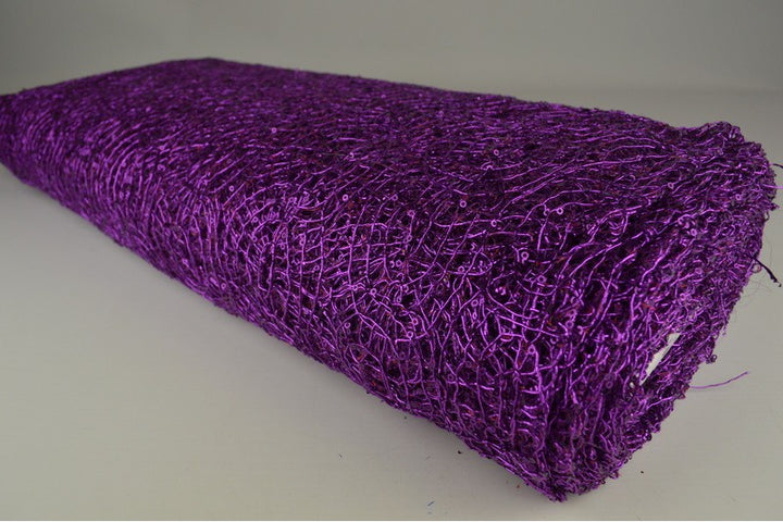 LILLA NET PAILLETSTOF – SMÅ 2–3 MM PAILLETTER, UDEN STRÆK