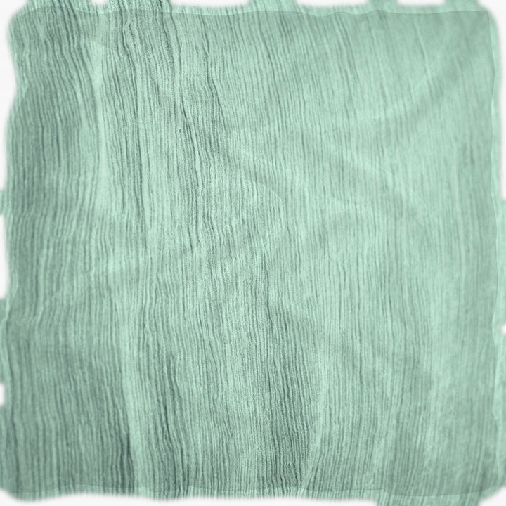 Mintgrønt silke chiffon stof (billede 1 af 9)